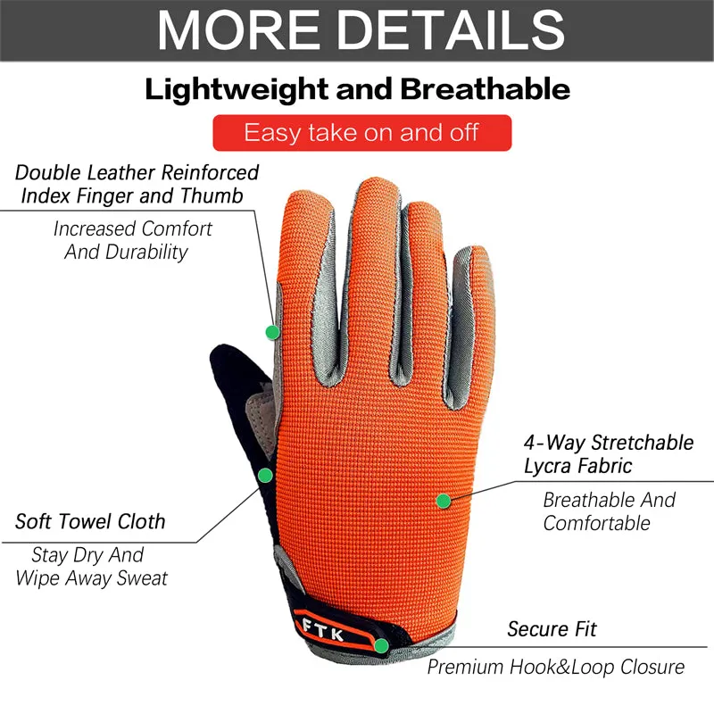 1 Pair Cycling Gloves for Kids Sport