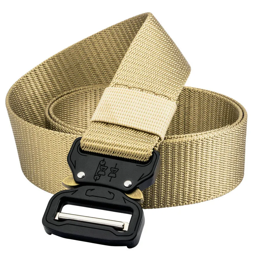 130Cm Nylon Striped Outdoor Tactical Belt Jd-2