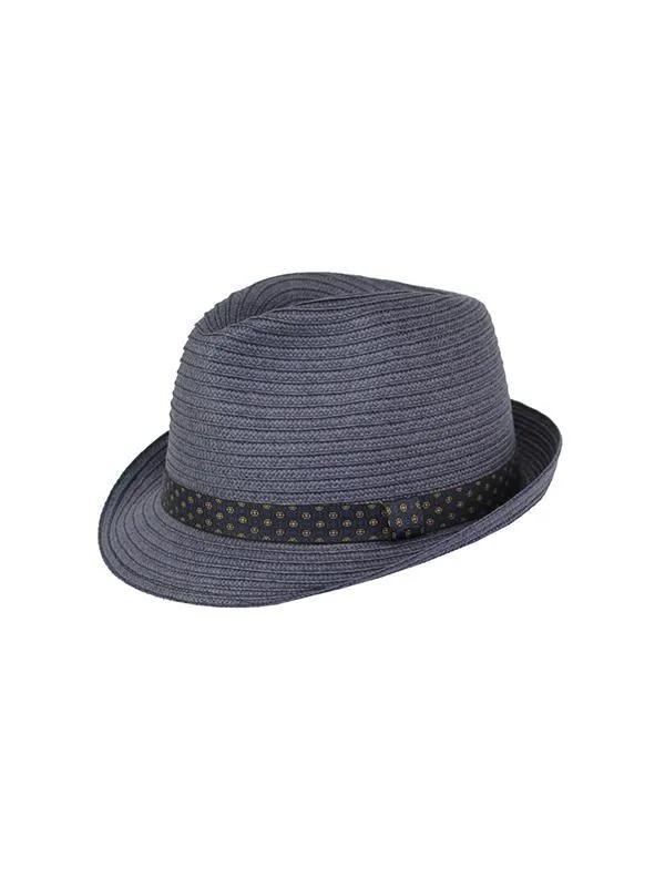 17-062D Fedora Denim Hat - Jendi