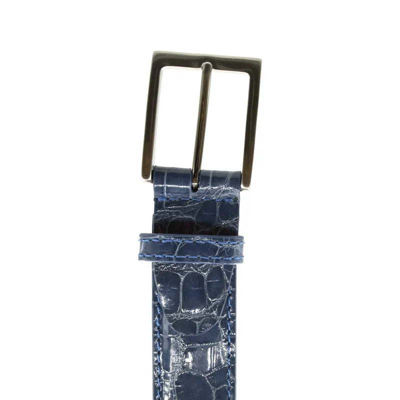 70-100-DNM ALLIGATOR Belt, Denim