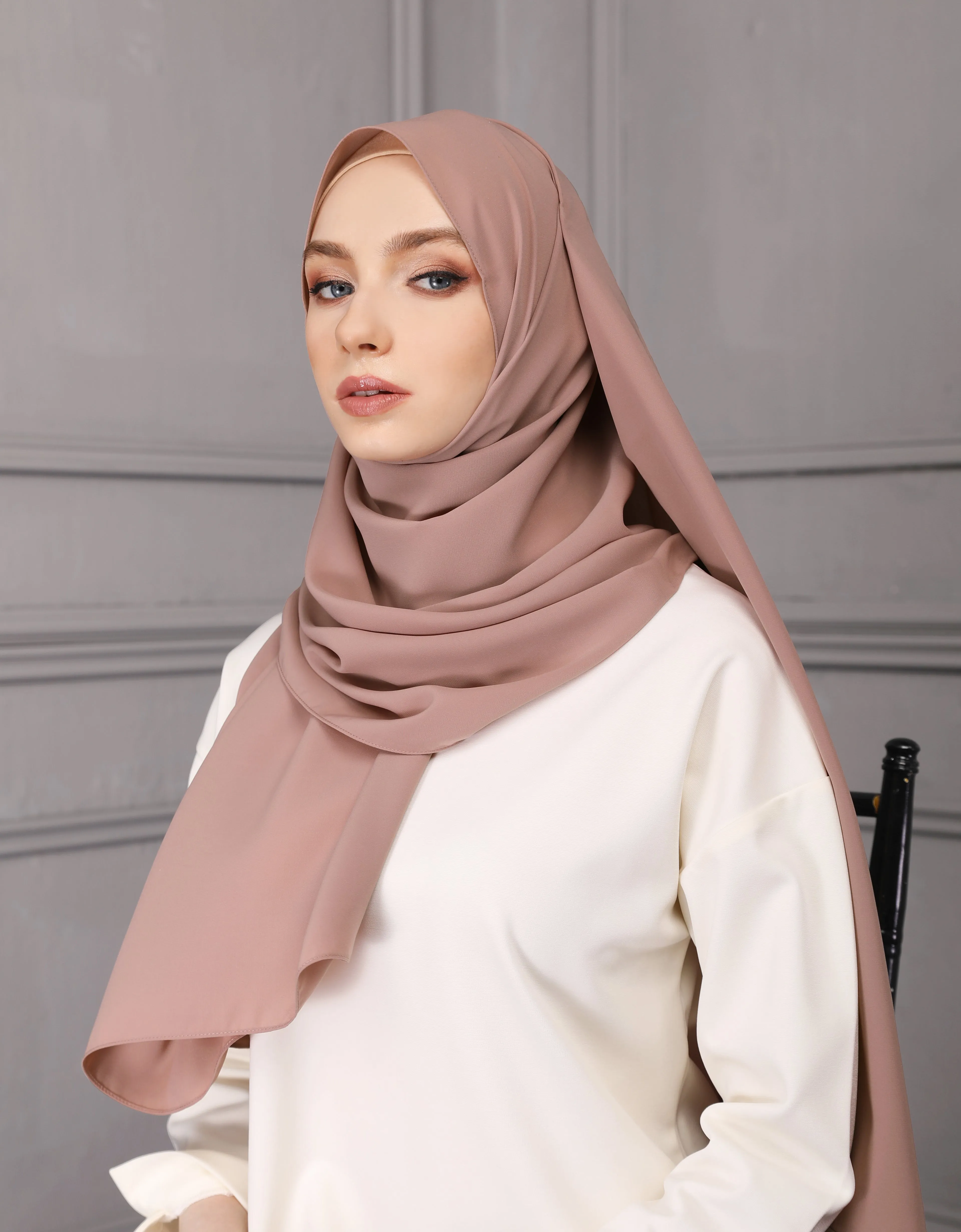 ASTEN SHAWL (MAUVE)