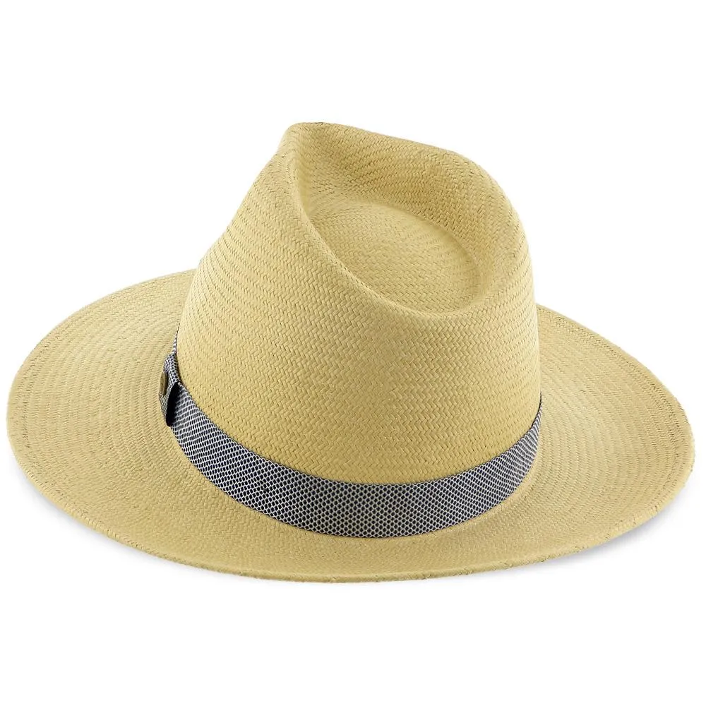 Big Catch - Walrus Hats Natural Paper Braid Straw Fedora Hat w/ Band