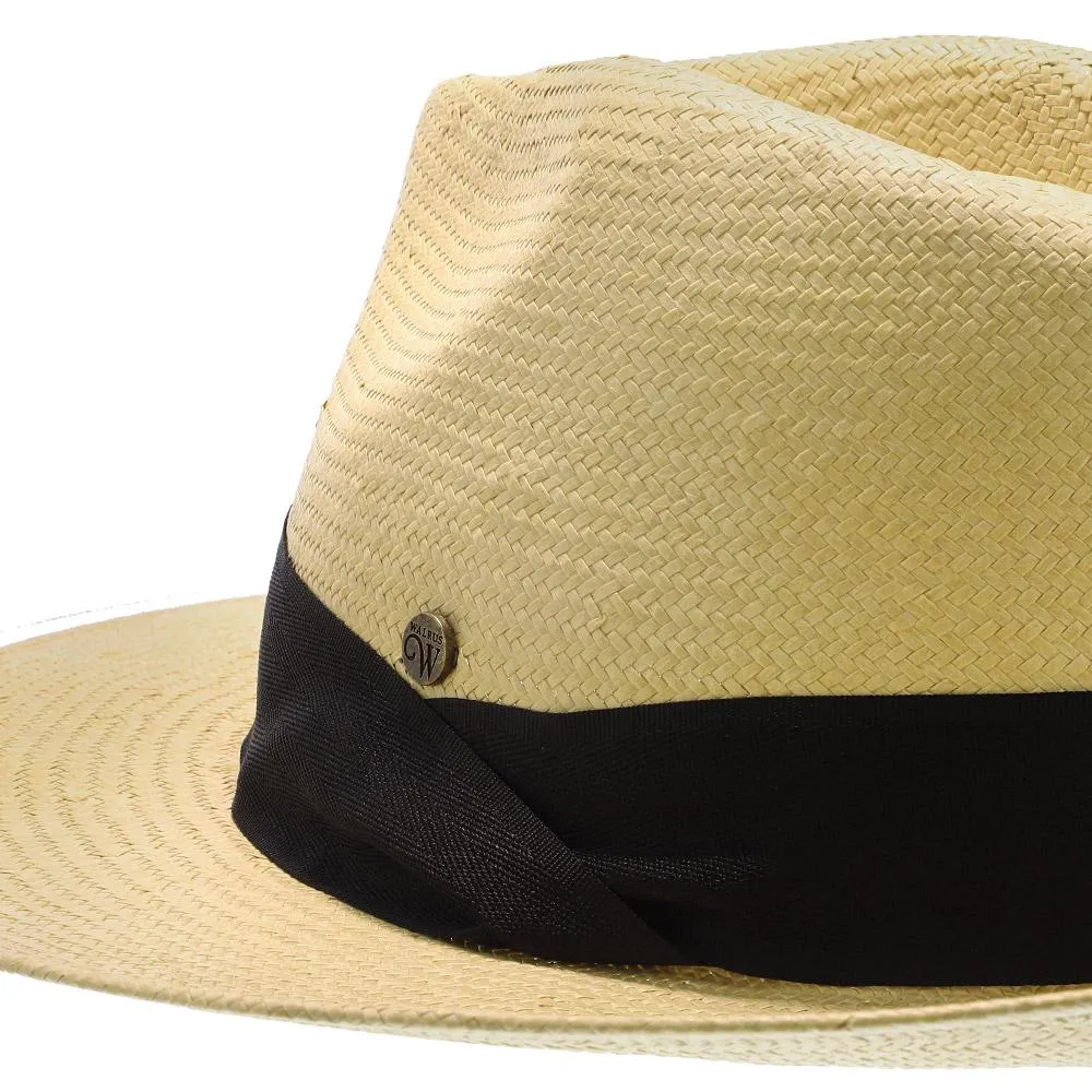 Big Catch - Walrus Hats Natural Paper Braid Straw Fedora Hat w/ Band