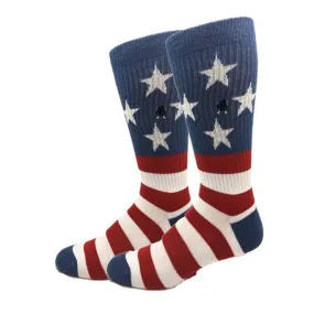 Bigfoot USA Flag Active Men's Crew Socks