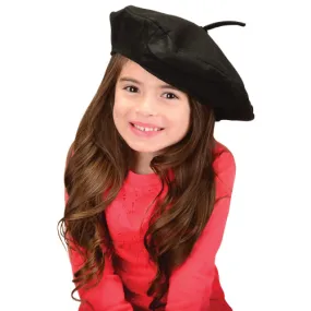 Black Beret Costume Accessory