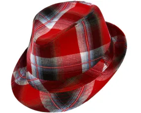 Bleecker Cotton Plaid Fedora