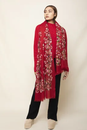 Border Brocade Embroidery Scarf | Tara Oriental