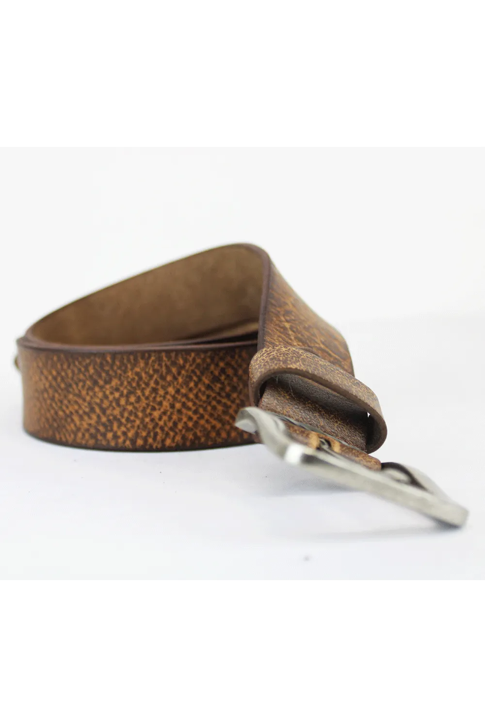 Bossini Leather  Brown Denim Belt