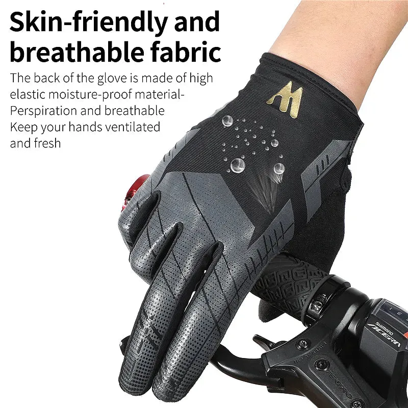 Breathable Cycling Gloves Touch Screen Anti-slip Shockproof Pad MTB Bike Gloves Sport Fitness Running Bicycle Gloves