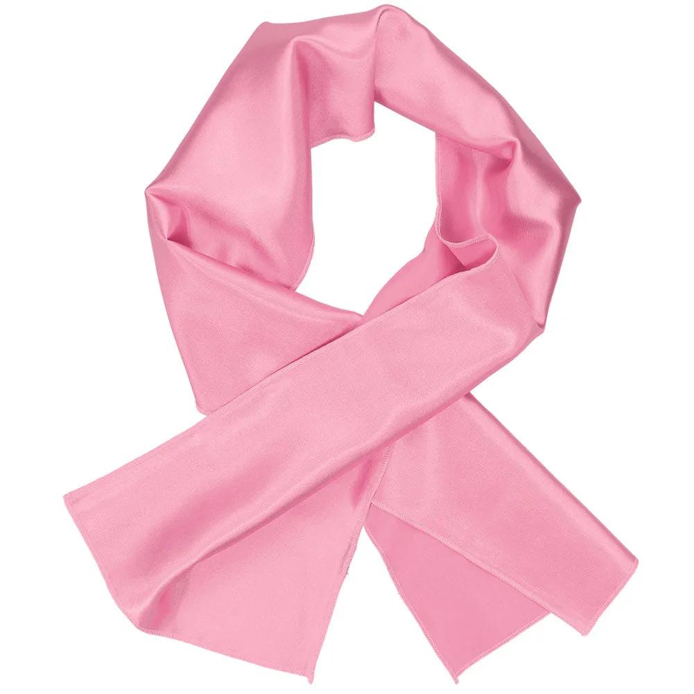 Bright Pink Solid Color Scarf