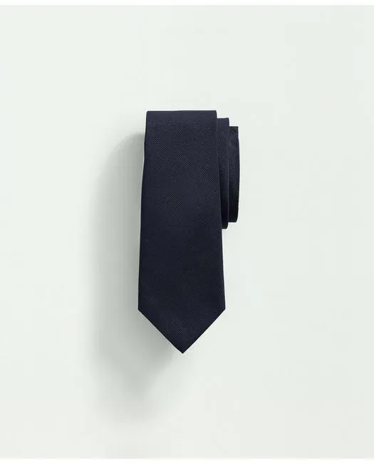 Brooks Brothers Boys Silk Solid Tie Navy