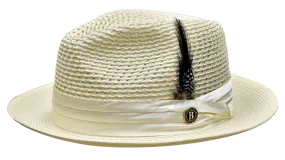 Bruno Capelo JU-923 The Julian Straw Hat Ivory