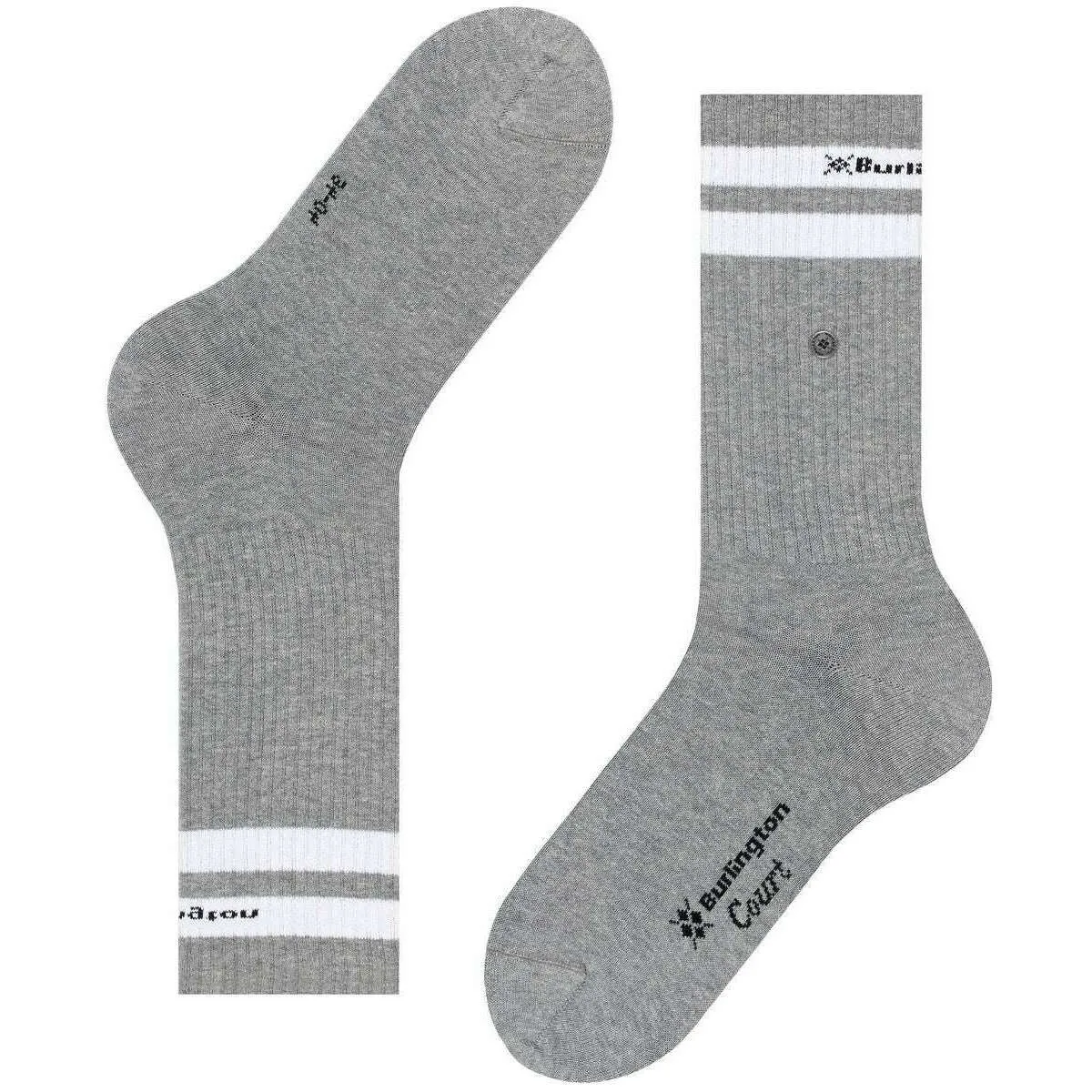 Burlington Court Socks - Light Grey