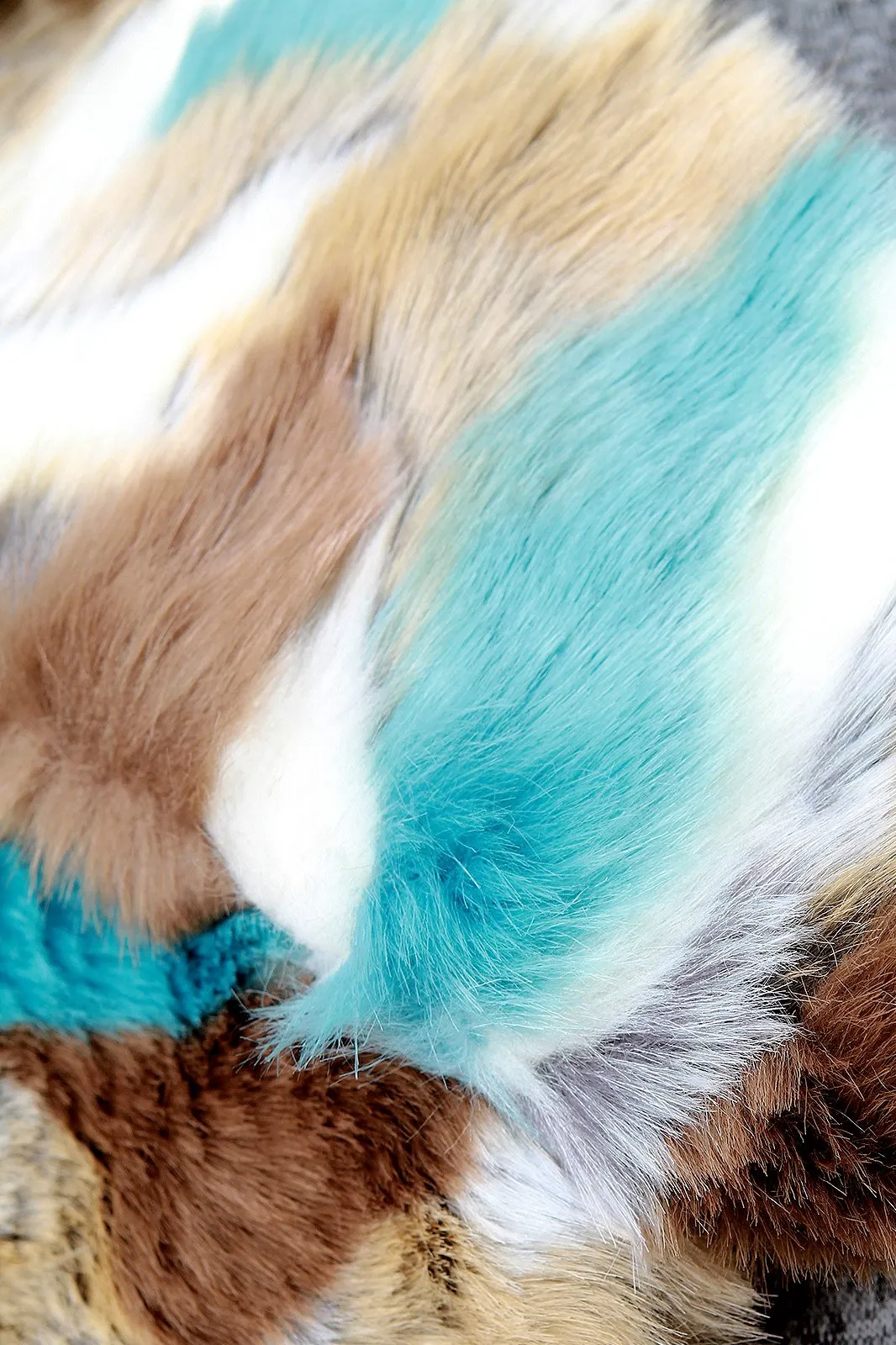 Colorful Fur Scarf