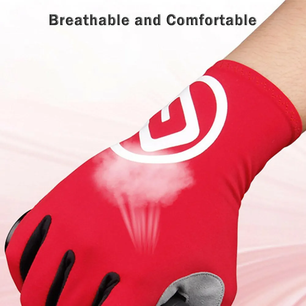 Cycling Gloves Touchscreen Anti-slip Riding Driving Full Fingers Gloves Shock Absorbent Bike Motorbike Riding Gloves