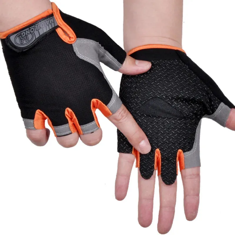 Cycling Half Finge Gloves Proessional Gym Fitness Men Gloves Breathable Anti-Slip Bike Gloves Cycling Equipment