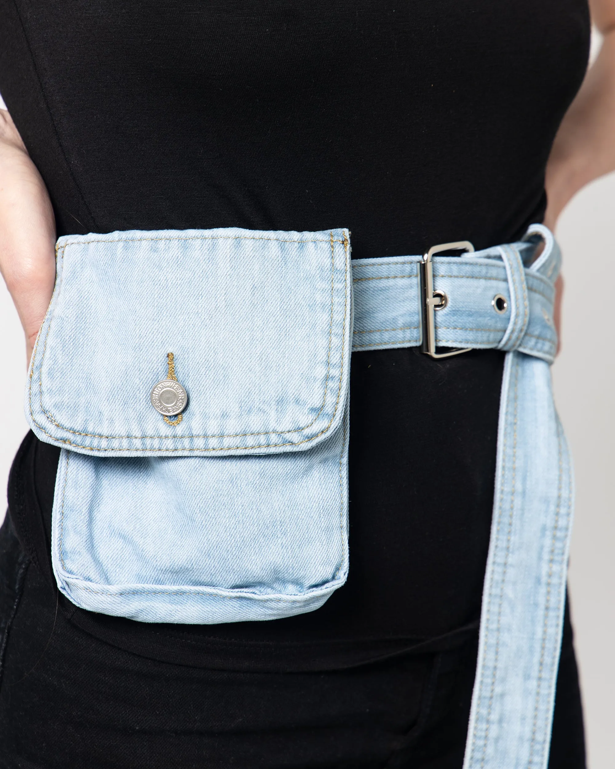 DENIM POCKET BUCKLED 1919 - حزام