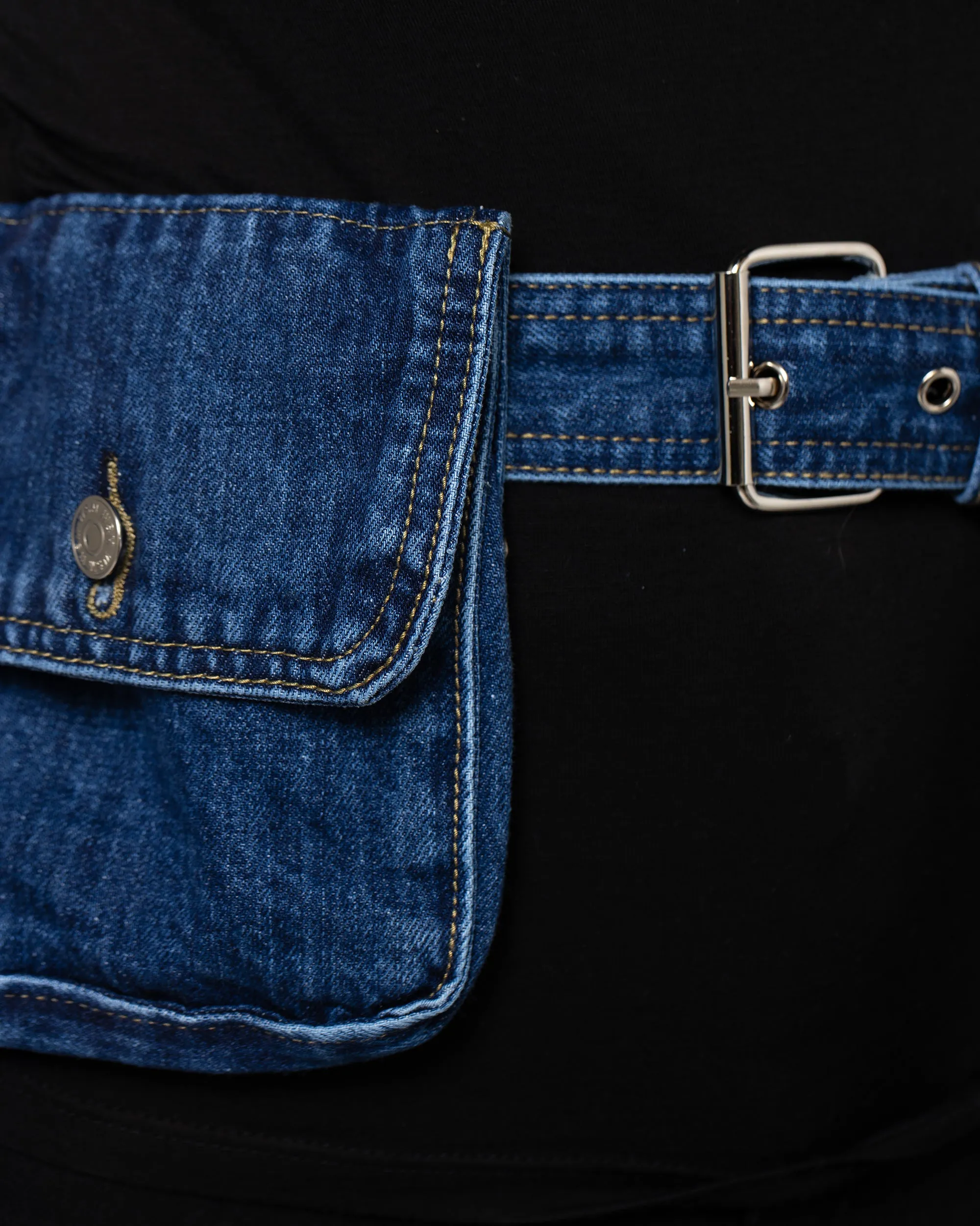 DENIM POCKET BUCKLED 1919 - حزام