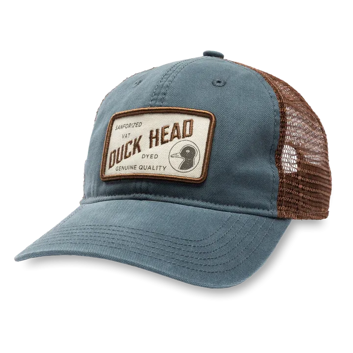 Duck Head Sanforized Trucker Hat / Stormy Blue