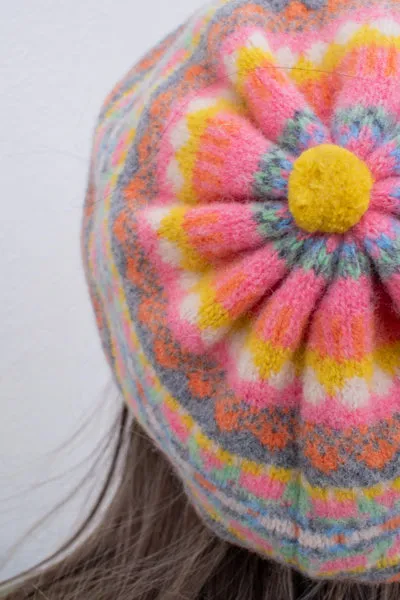 Eribé Alloa Floral Spice Beret