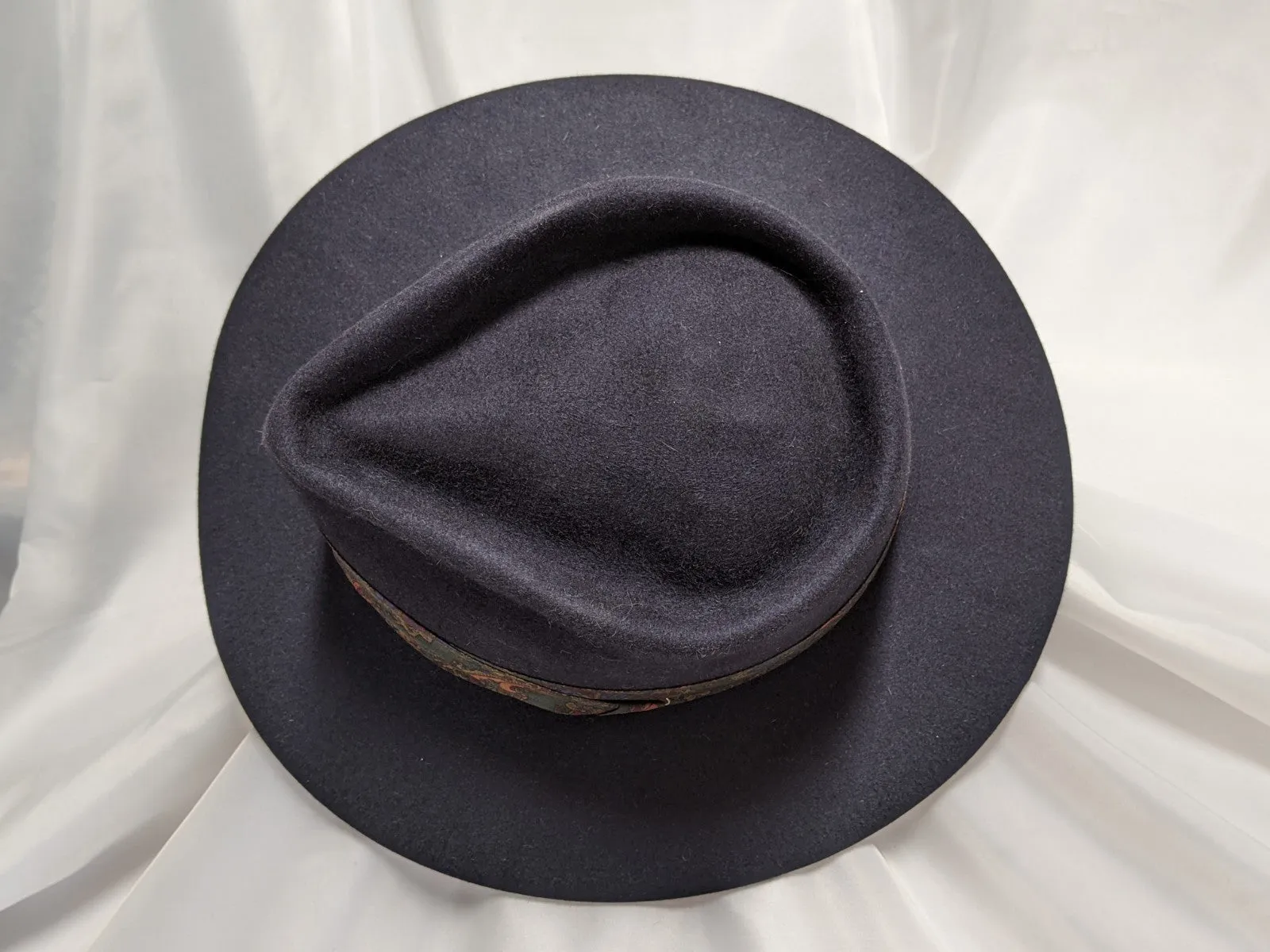 Fedora 7 1/2 - Navy (100X) #21-040 Platinum Collection