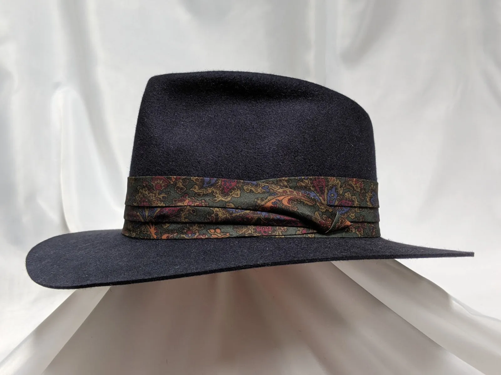 Fedora 7 1/2 - Navy (100X) #21-040 Platinum Collection