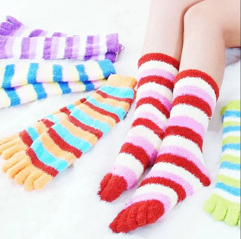 Fuzzy Toe Socks