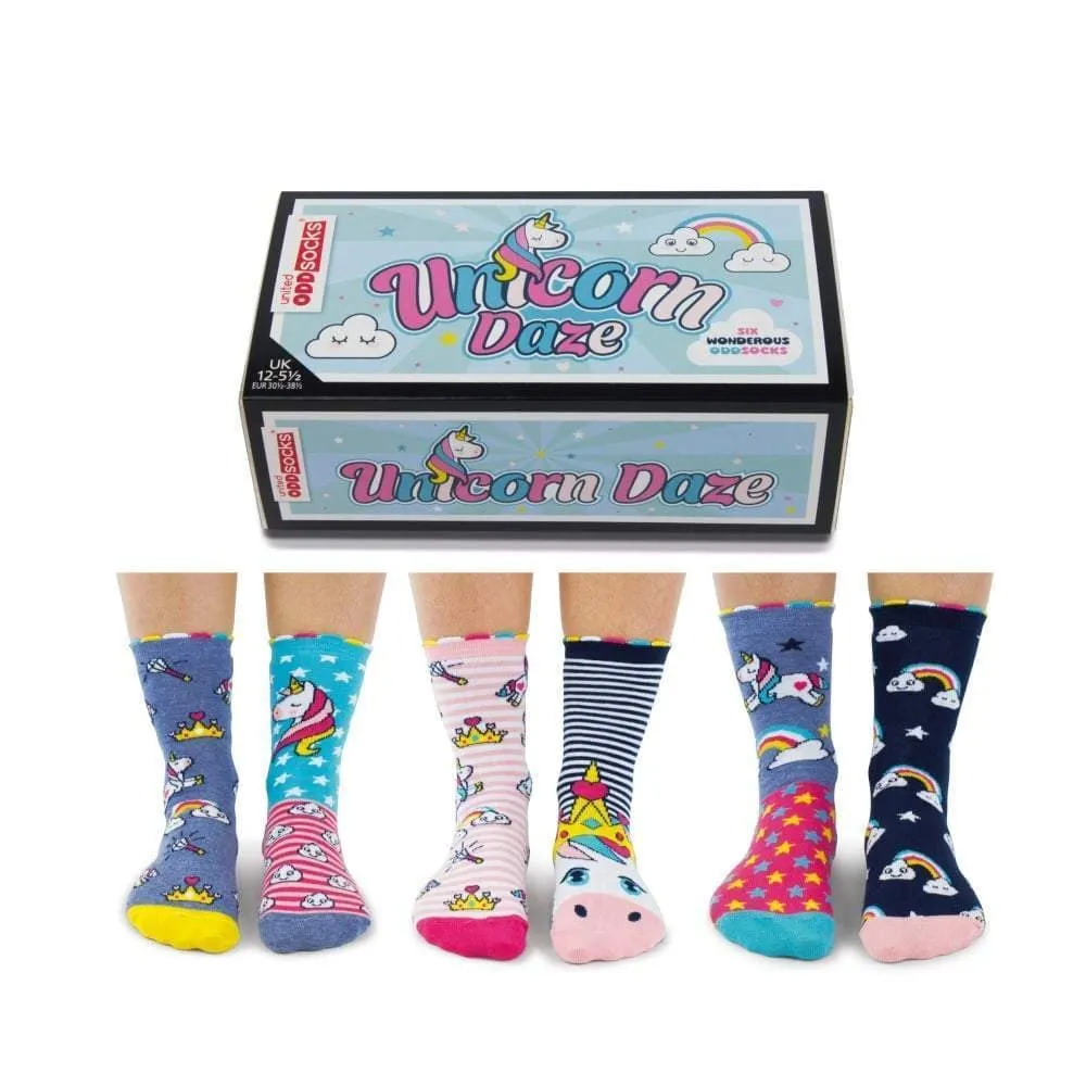 Girls Unicorn Novelty Socks - Size 12-5.5