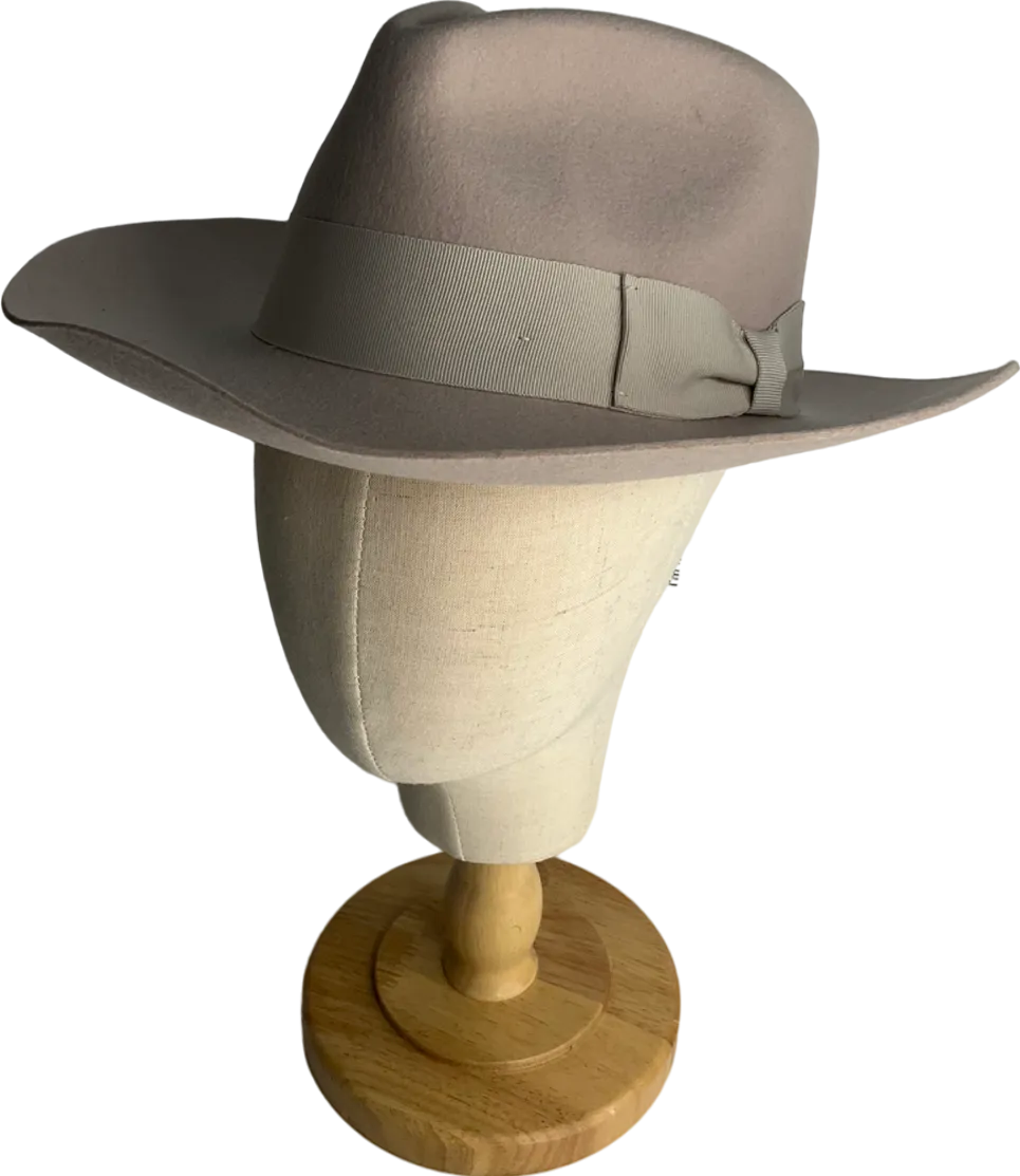 Gladwin bond Nude Grace Snap-brim Wool Fedora Hat UK S