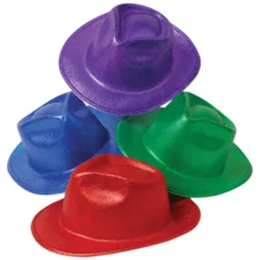 Glitter Fedoras Costume Accessory (one dozen)