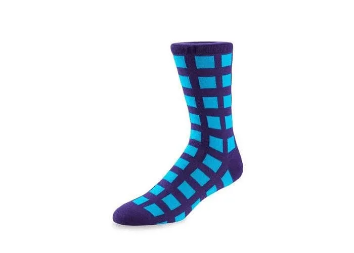 Grid Lock - Bamboo Socks