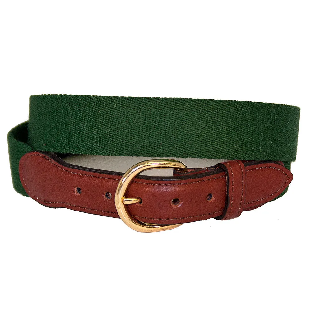 Hunter Green Surcingle Children's Belt