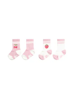 Huxbaby Sporty Fruit Socks - 2pk