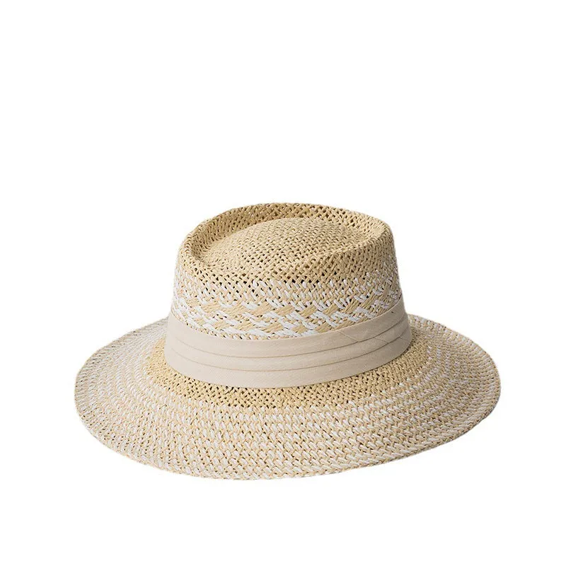 Italian Fedora Hats British Straw Hat Female Summer Fashion Vacation Beach Hat