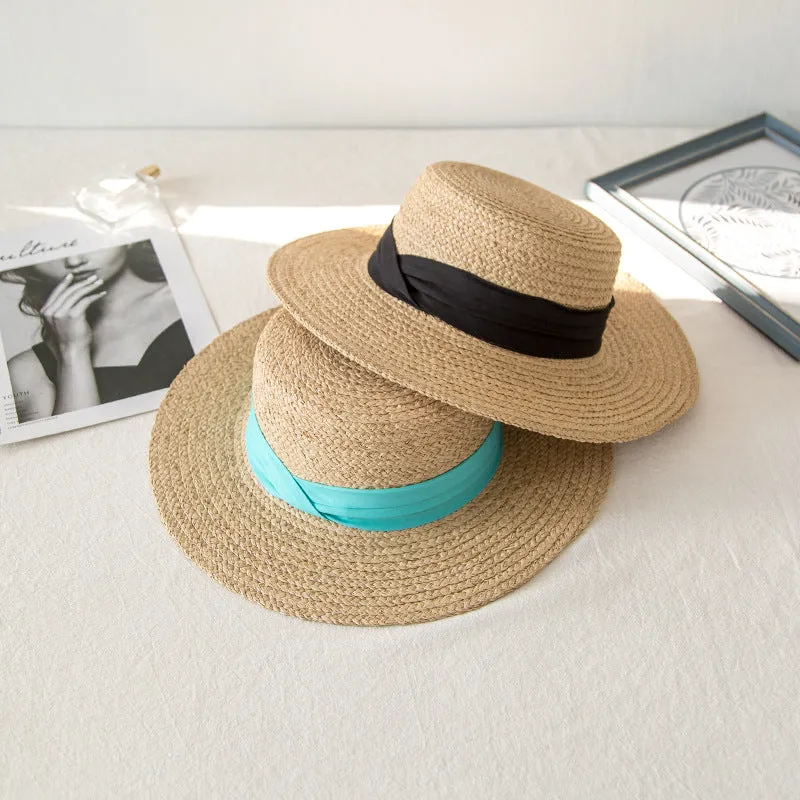 Italian Fedora Hats Summer Men Women Straw Hat Seaside Hat