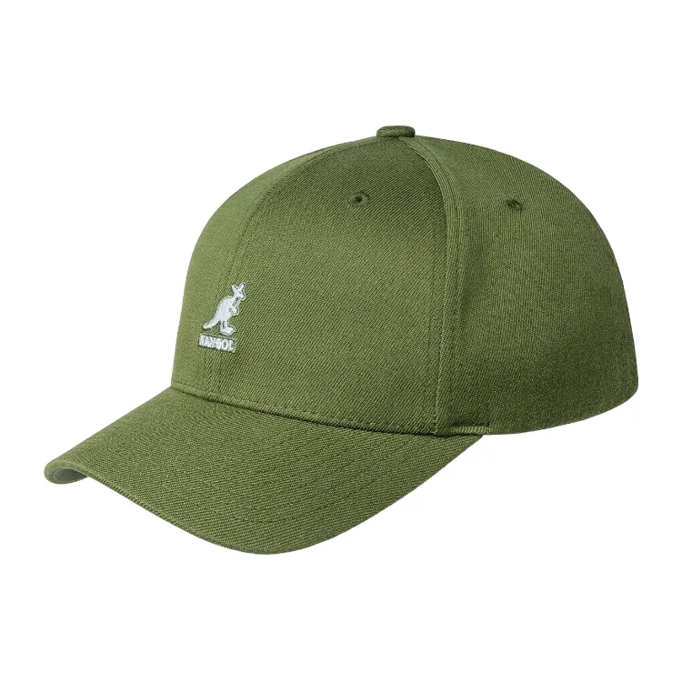 Kangol Wool Flexfit Baseball Cap - Olive