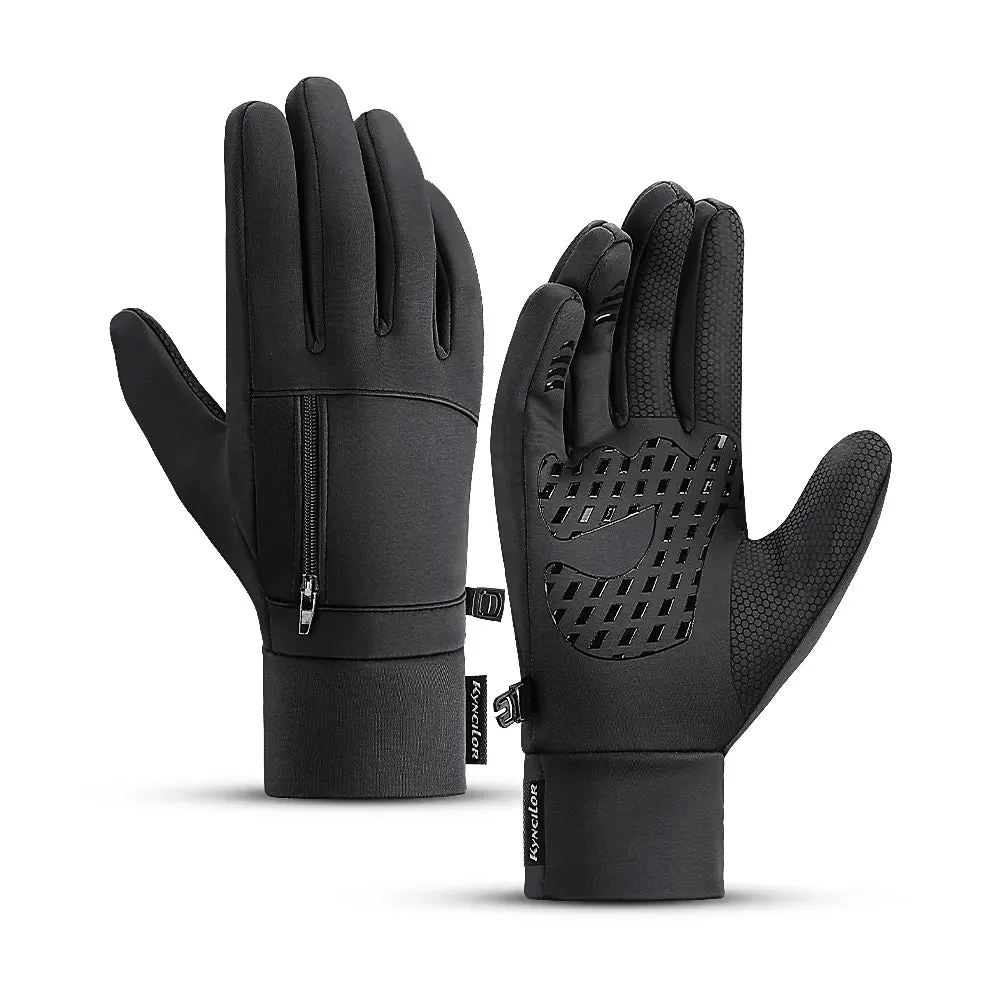 Kyncilor Gym Cycling Gloves Full Finger Touch Screen Waterproof Bike Gloves for Men Women Guantes Ciclismo Bicycle Gloves