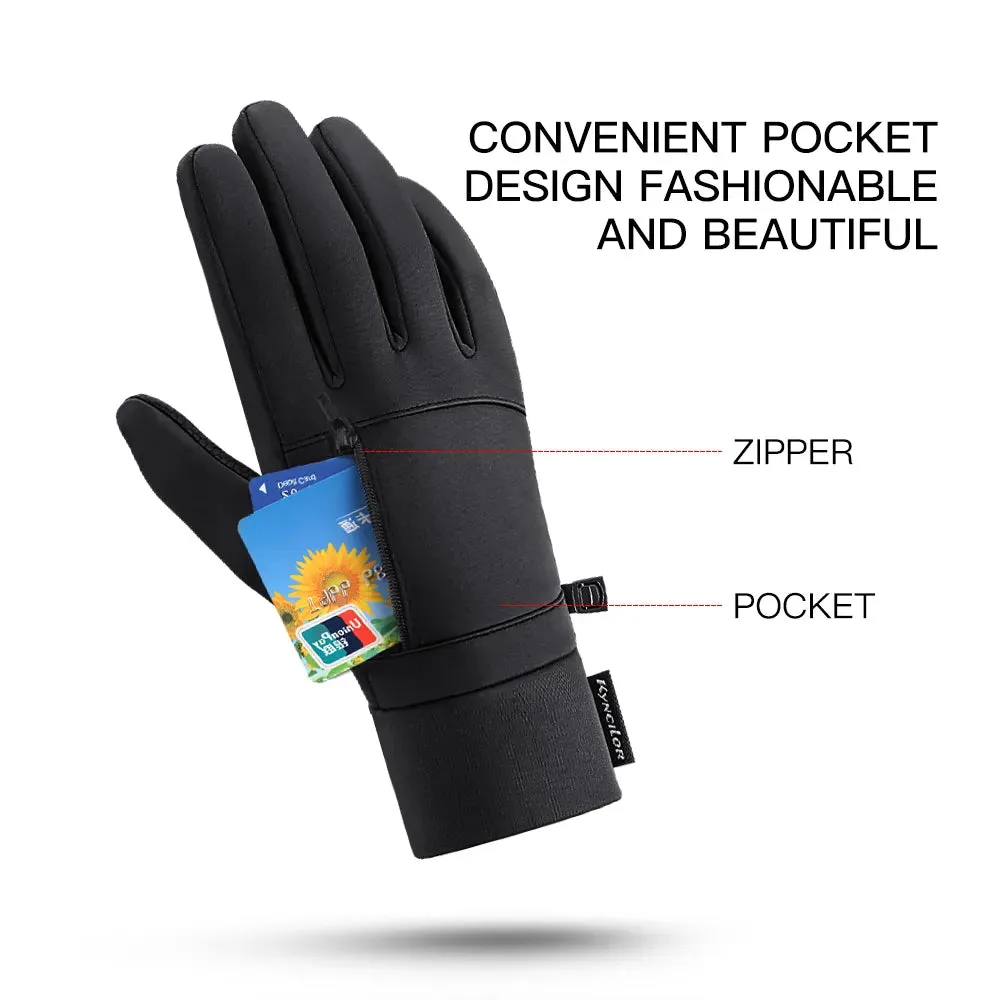 Kyncilor Gym Cycling Gloves Full Finger Touch Screen Waterproof Bike Gloves for Men Women Guantes Ciclismo Bicycle Gloves