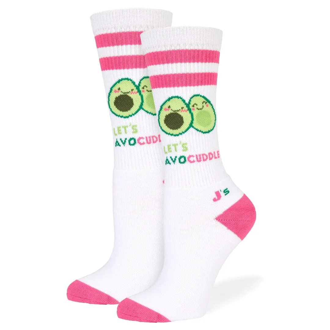 Let's Avocuddle Women's Athletic Sock