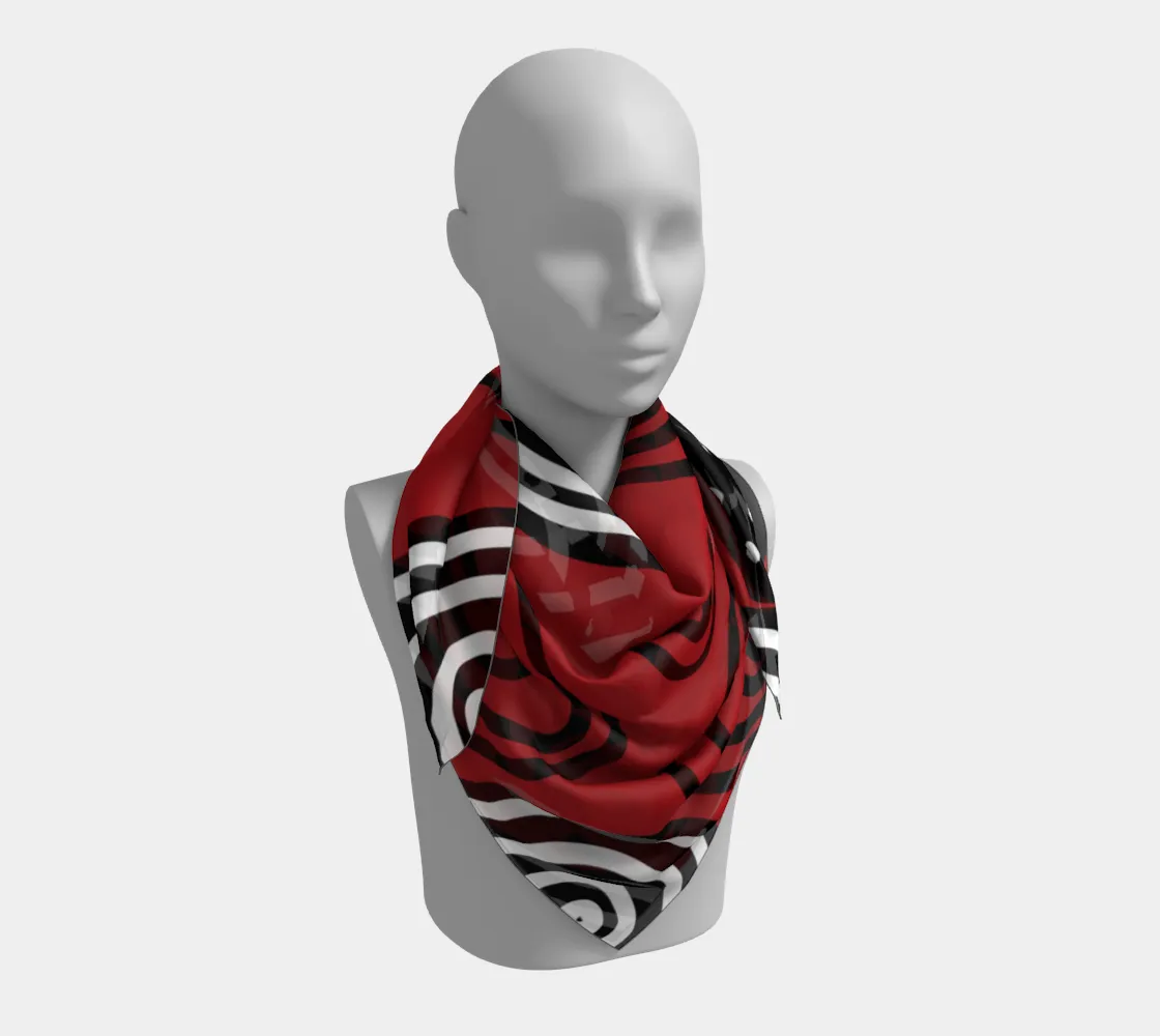 Loopyloop Cranberry Scarf