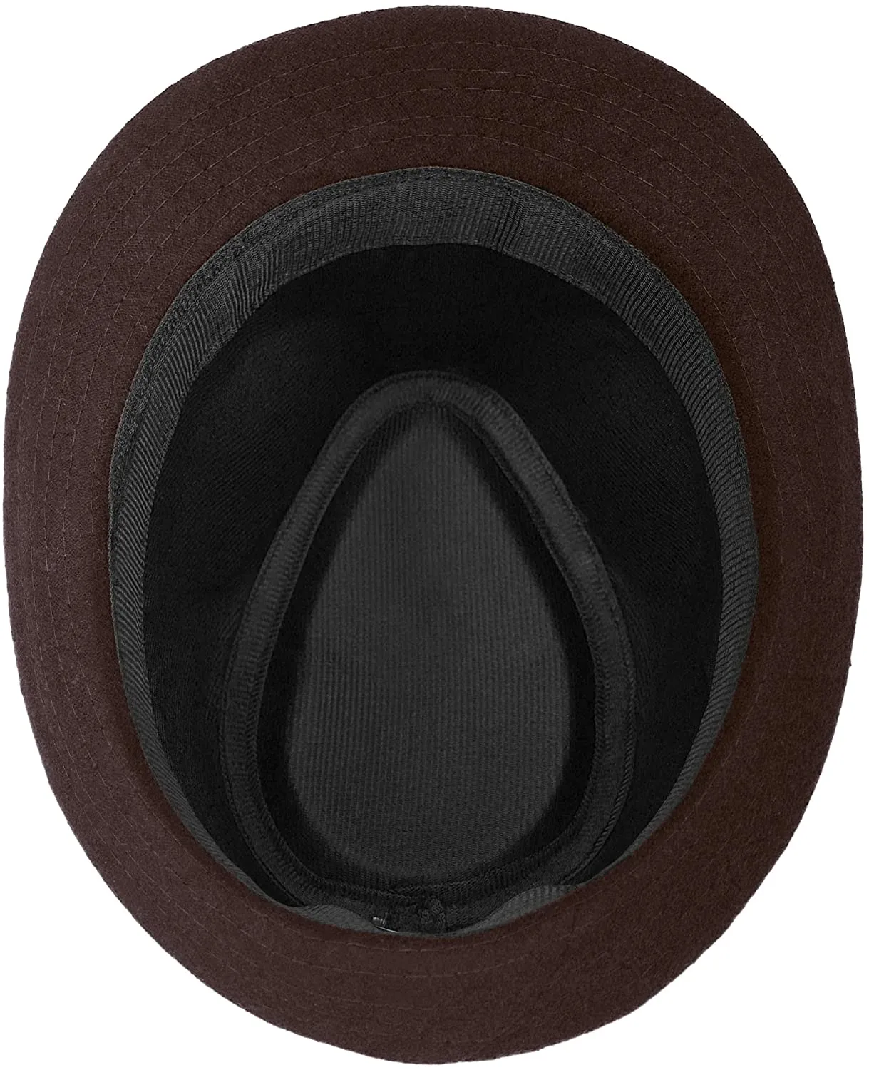 Men's Brown Timelessly Classic Manhattan Fedora Hat