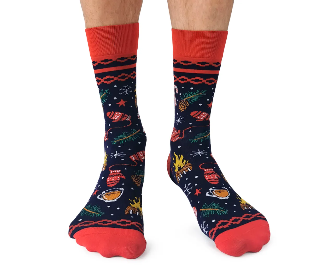 Merry and Bright Socks - For Him