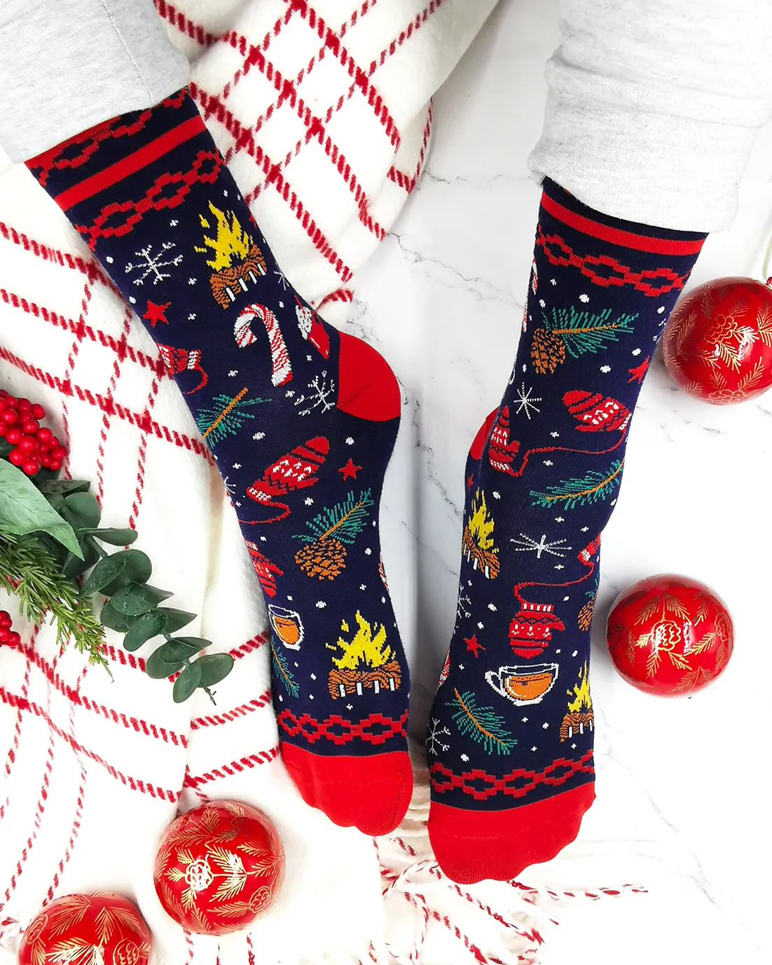 Merry and Bright Socks - For Him