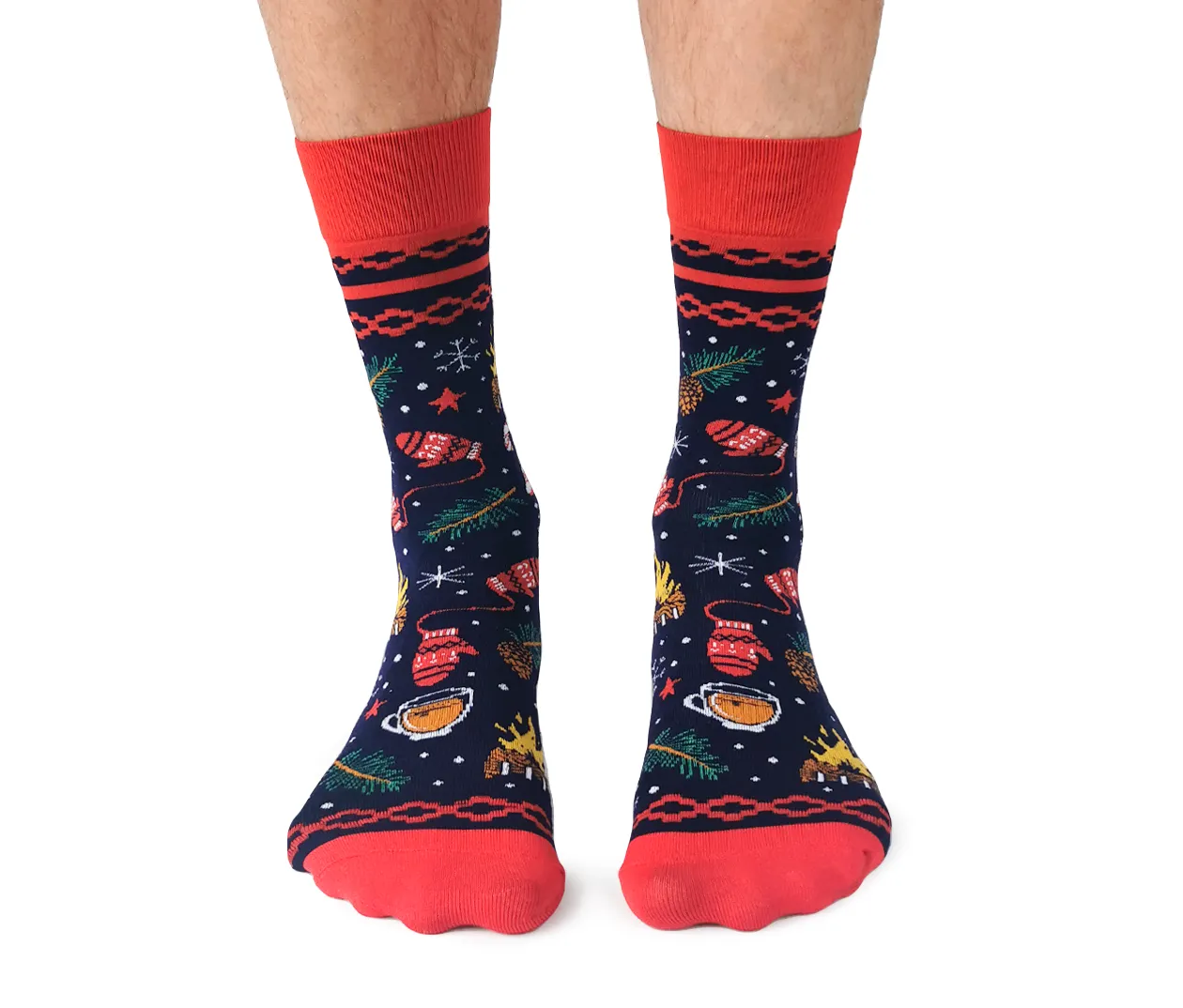 Merry and Bright Socks - For Him