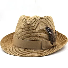 Monroe Summer Feathers Trilby hat