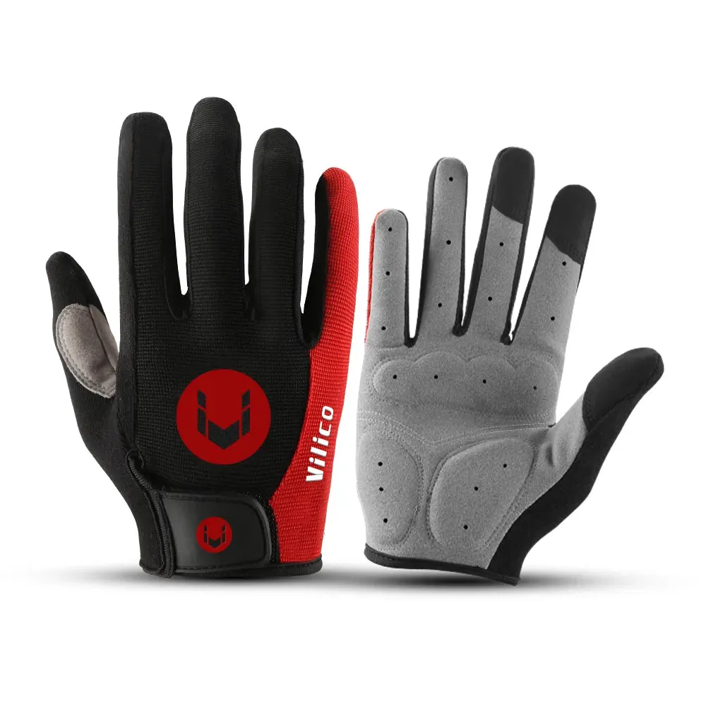 MTB Bike Sports Cycling Gloves Full Finger Men Women Running Fitness Gym Spring Summer Riding Motorcycle Gloves