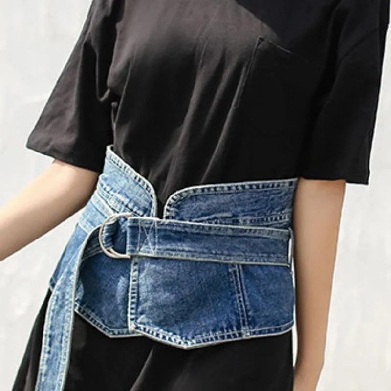 Nelly Denim Sash Belt