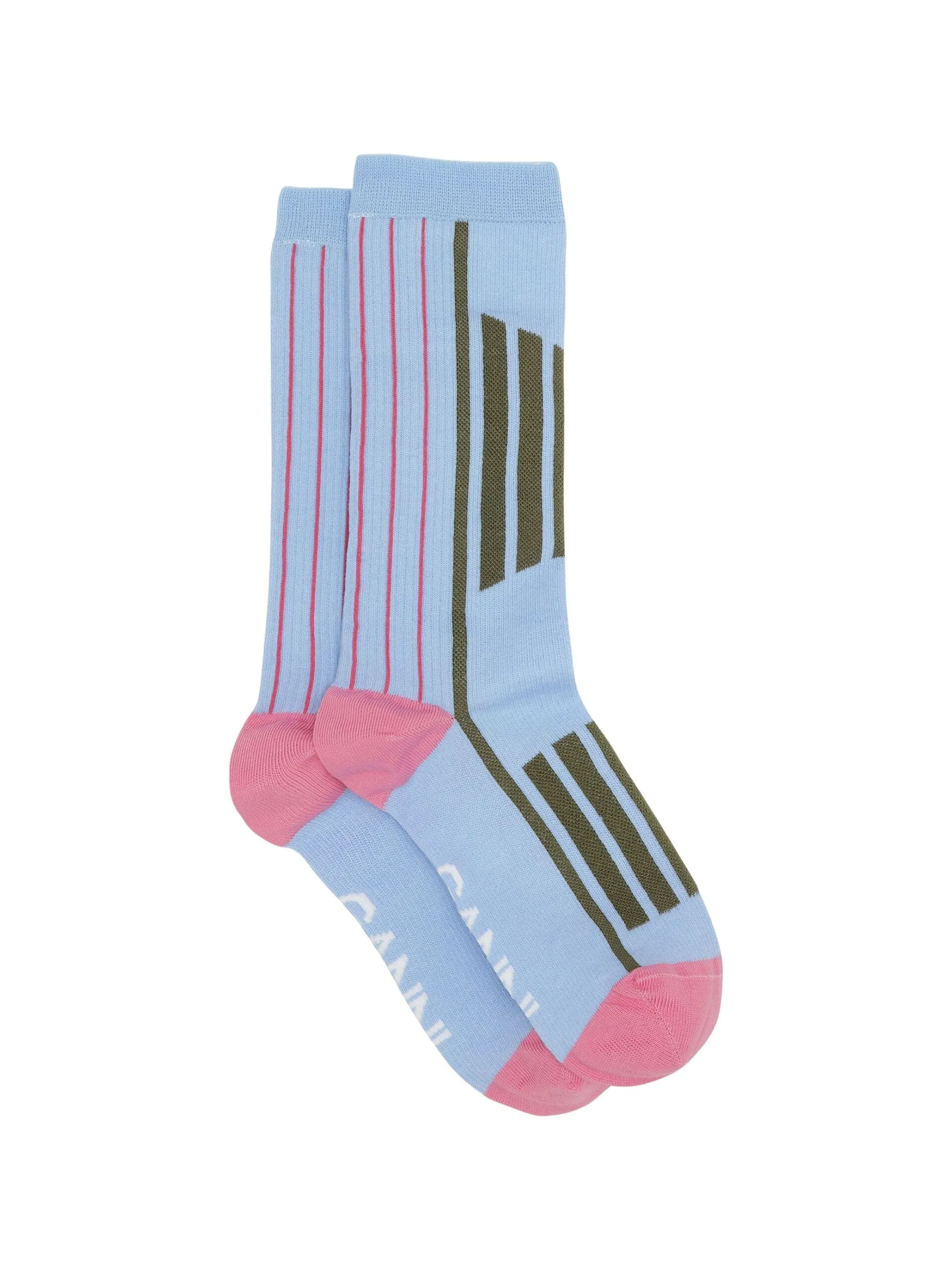 Organic Cotton Sporty Sock / Brunnera Blue