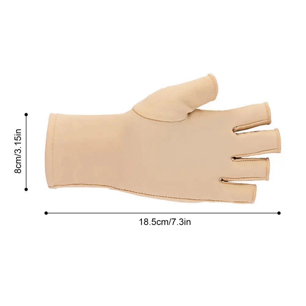 Outdoor Cycling Gloves Summer Breathable Sunscreen Gloves UV Protection Driving Gloves Non-slip Unisex Half Fingers Gloves