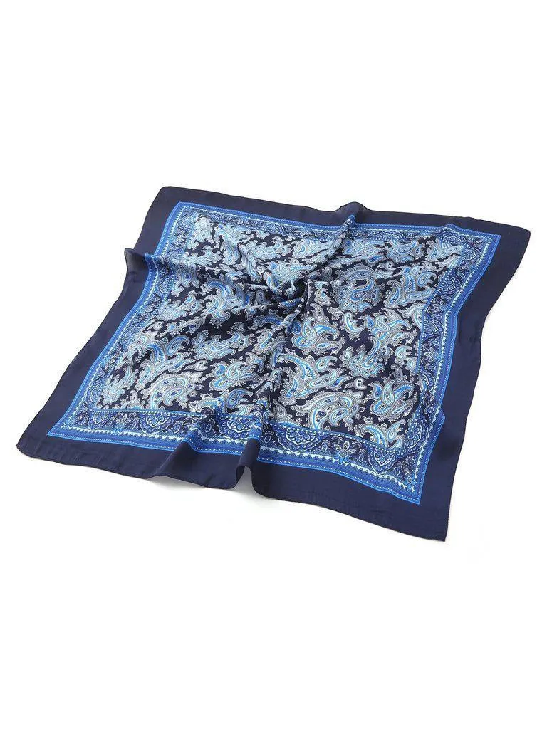 Paisley Print Satin Bandana